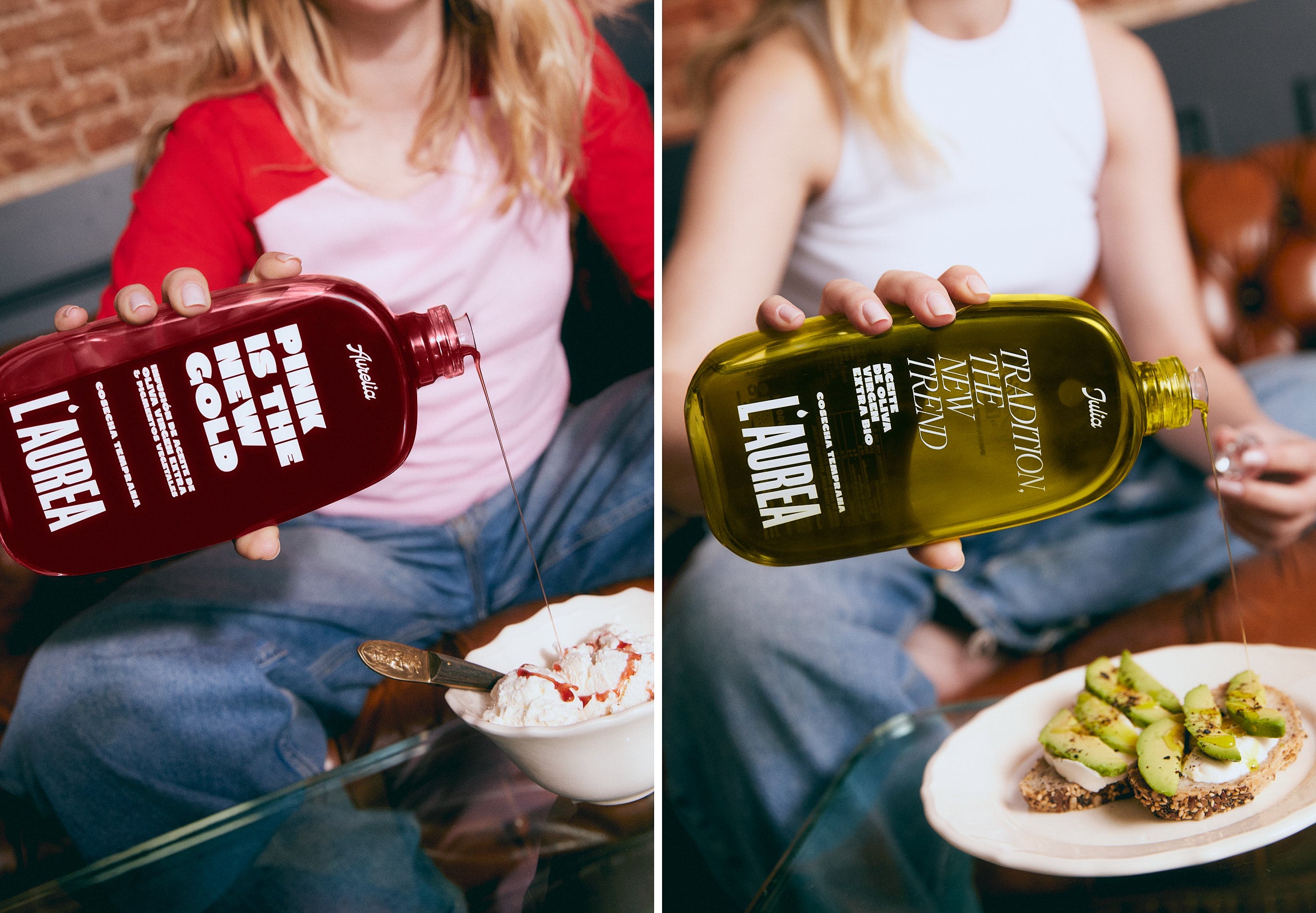 JULIA & AURELIA: PACK · Premium Bio Extra Virgin Olive Oil - L´Aurea