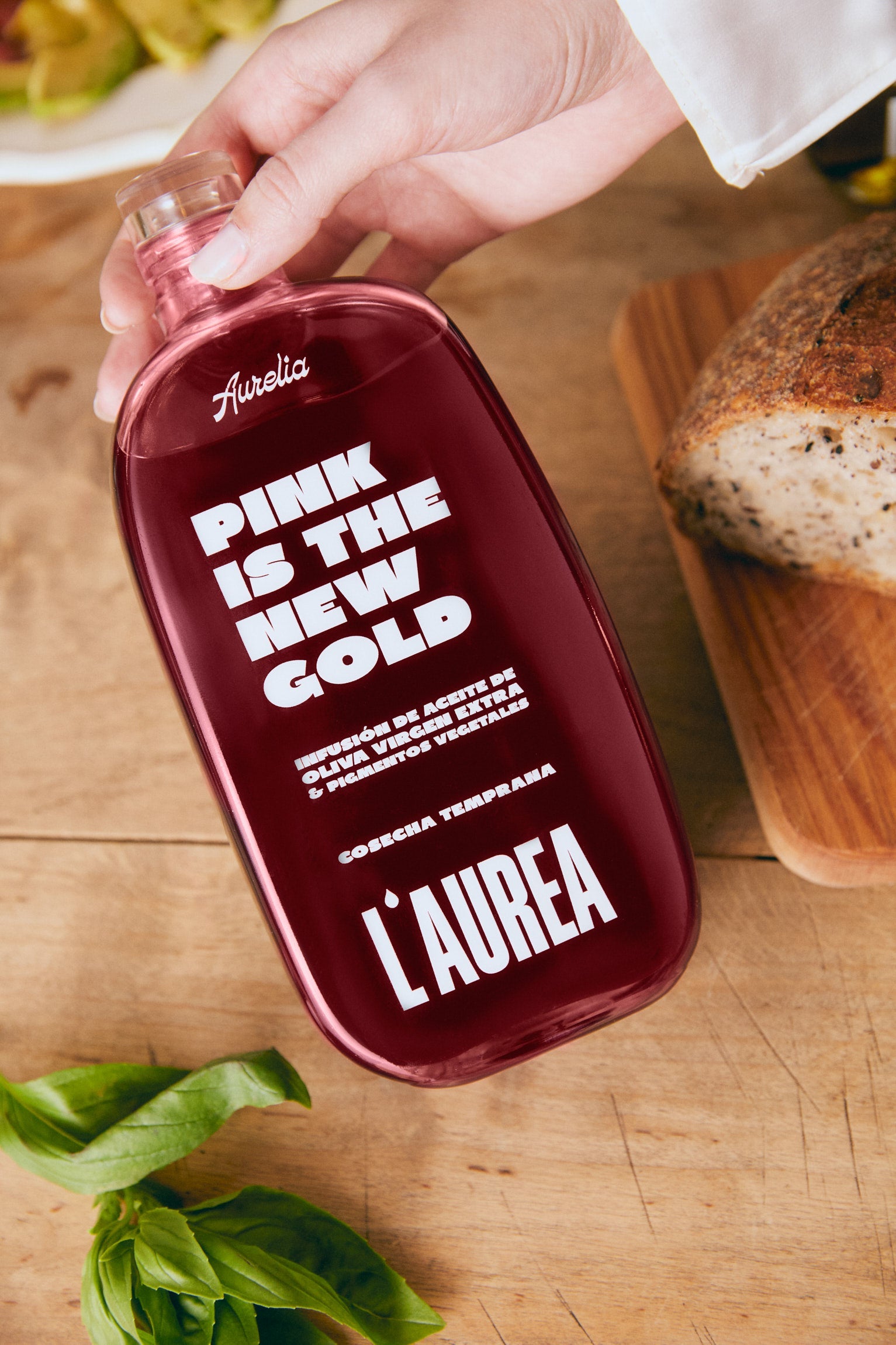 Aurelia: Pink Extra Virgin Olive Oil |L'AUREA