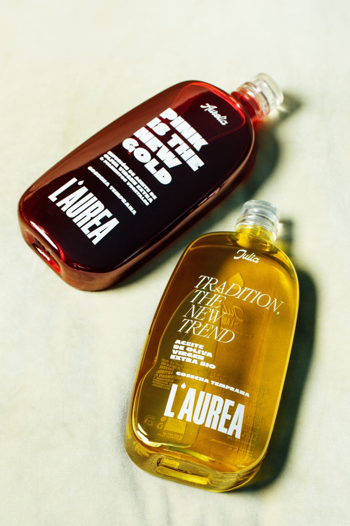 PACK: Julia y Aurelia· Aceite de oliva virgen extra Bio & Rosa - L'AUREA